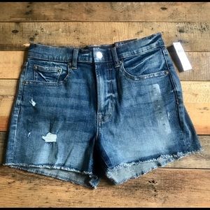 Gap high rise jean short